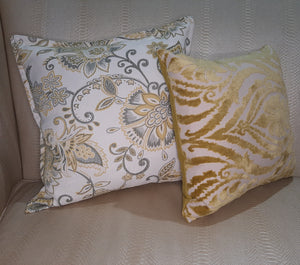 Sunny Side Chartreuse Cushion Pair